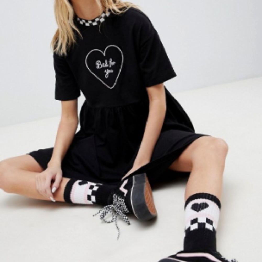 Vans x Lazy Oaf Bad for You Dress NWOT Large - Picture 3 of 7